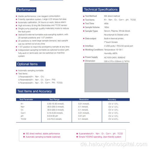 Krankenhauslaborausrüstung Biochemie-Analysator